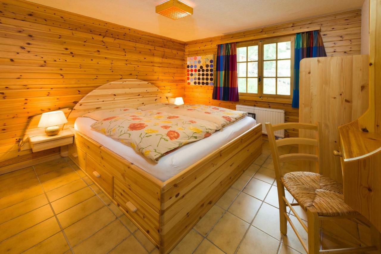 Apartment Schinkenheim "Bei Fuchs & Hase" Grächen Dış mekan fotoğraf